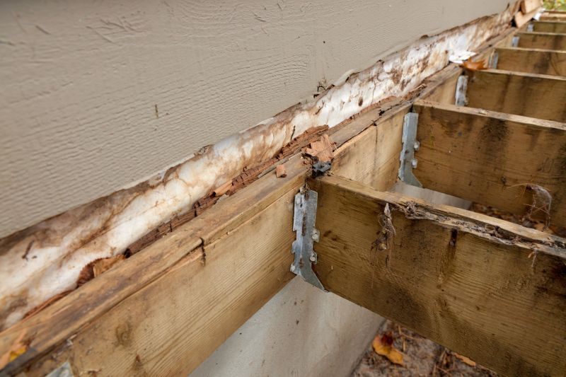 Damaged Support Beams